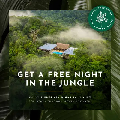 Copal Tree Lodge 20 Percent Off - Limited Offer Sale