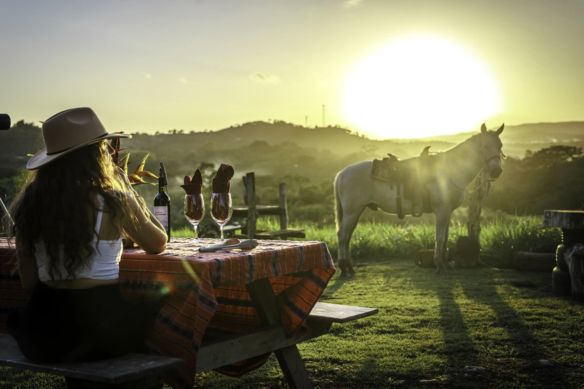 Romantic Sunset Dinner at Sweet Songs Jungle Lodge