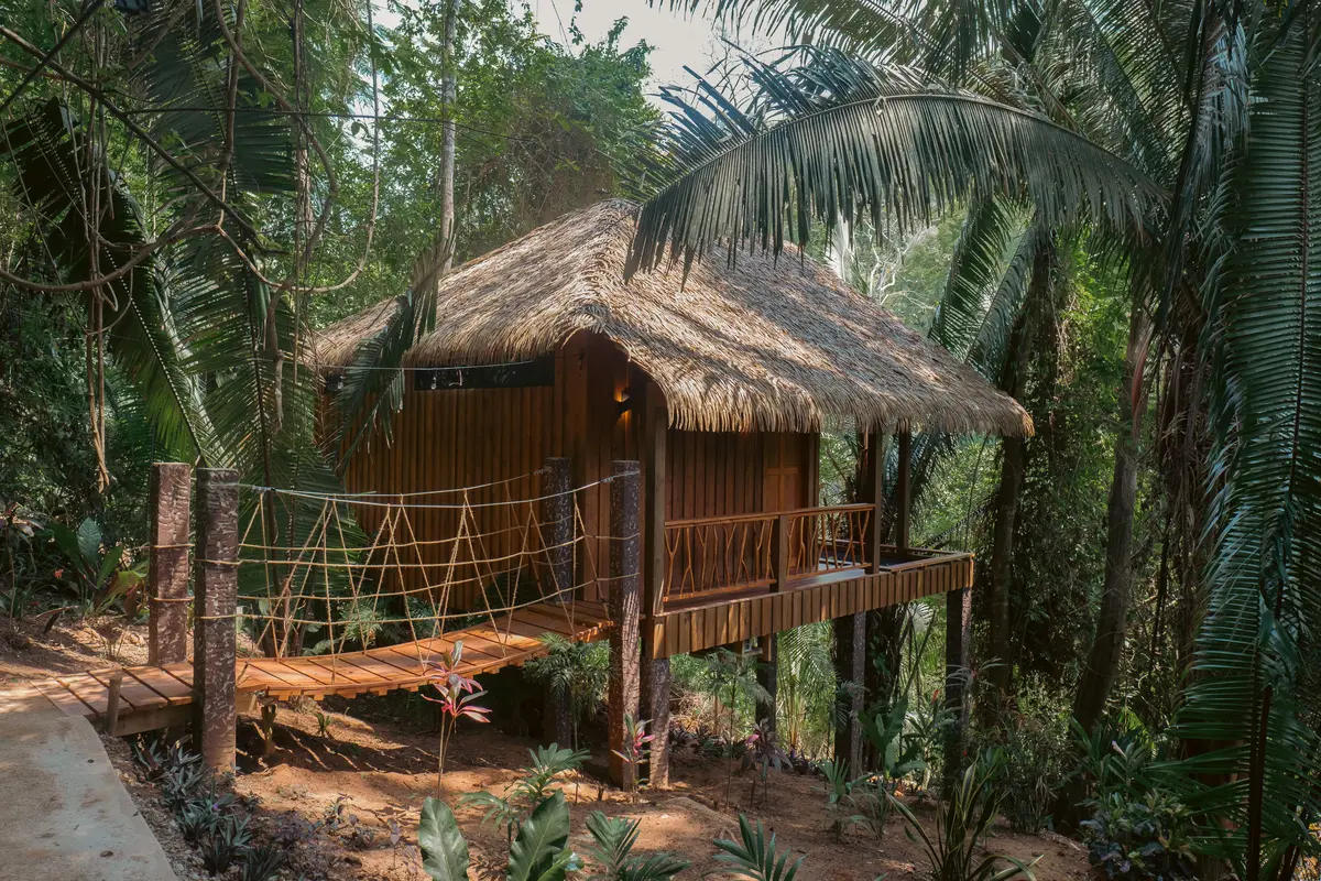 Unique Treehouse Villas in the Belize Rainforest at Sweet Songs Jungle Lodge Unique Treehouse Villas in the Belize Rainforest at Sweet Songs Jungle Lodge